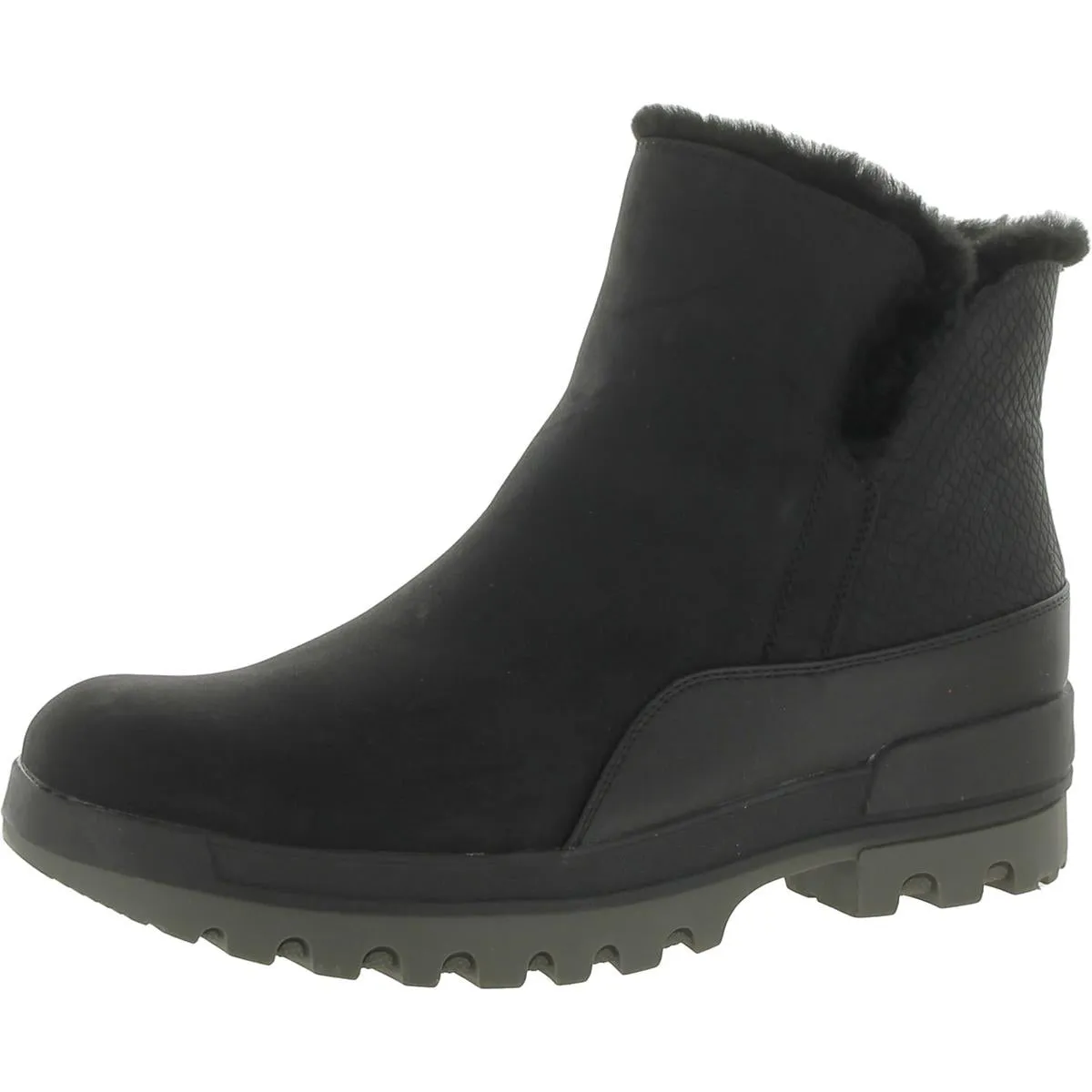 Baretraps Womens Noemi Faux Leather Cozy Winter & Snow Boots