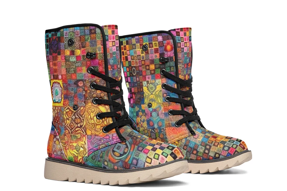 Blotter Patch Fuzz Moon Boots