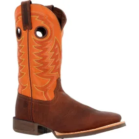 Durango Rebel Pro Men's Pull-on Western Work Boots Ddb0230 In Brown And Orange