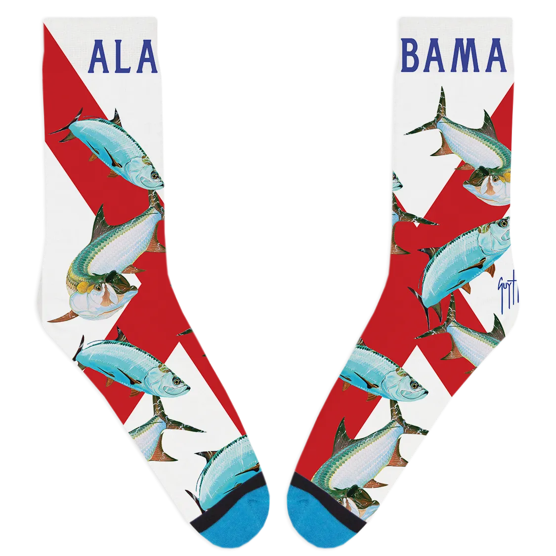Guy Harvey Alabama Tarpon Socks