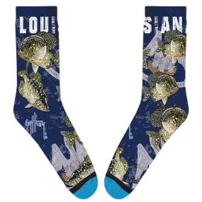 Guy Harvey Louisiana Pride Socks