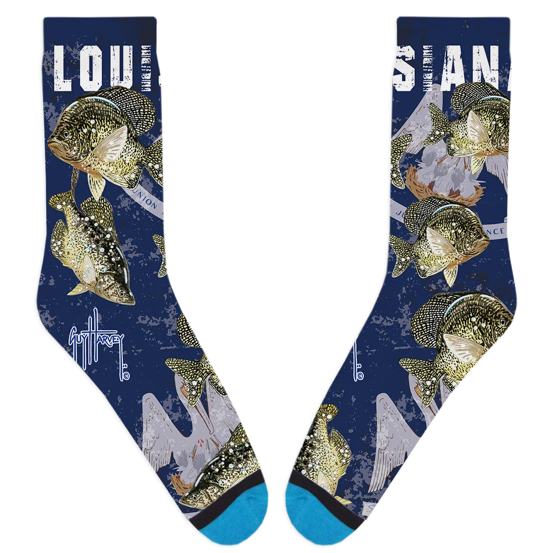 Guy Harvey Louisiana Pride Socks