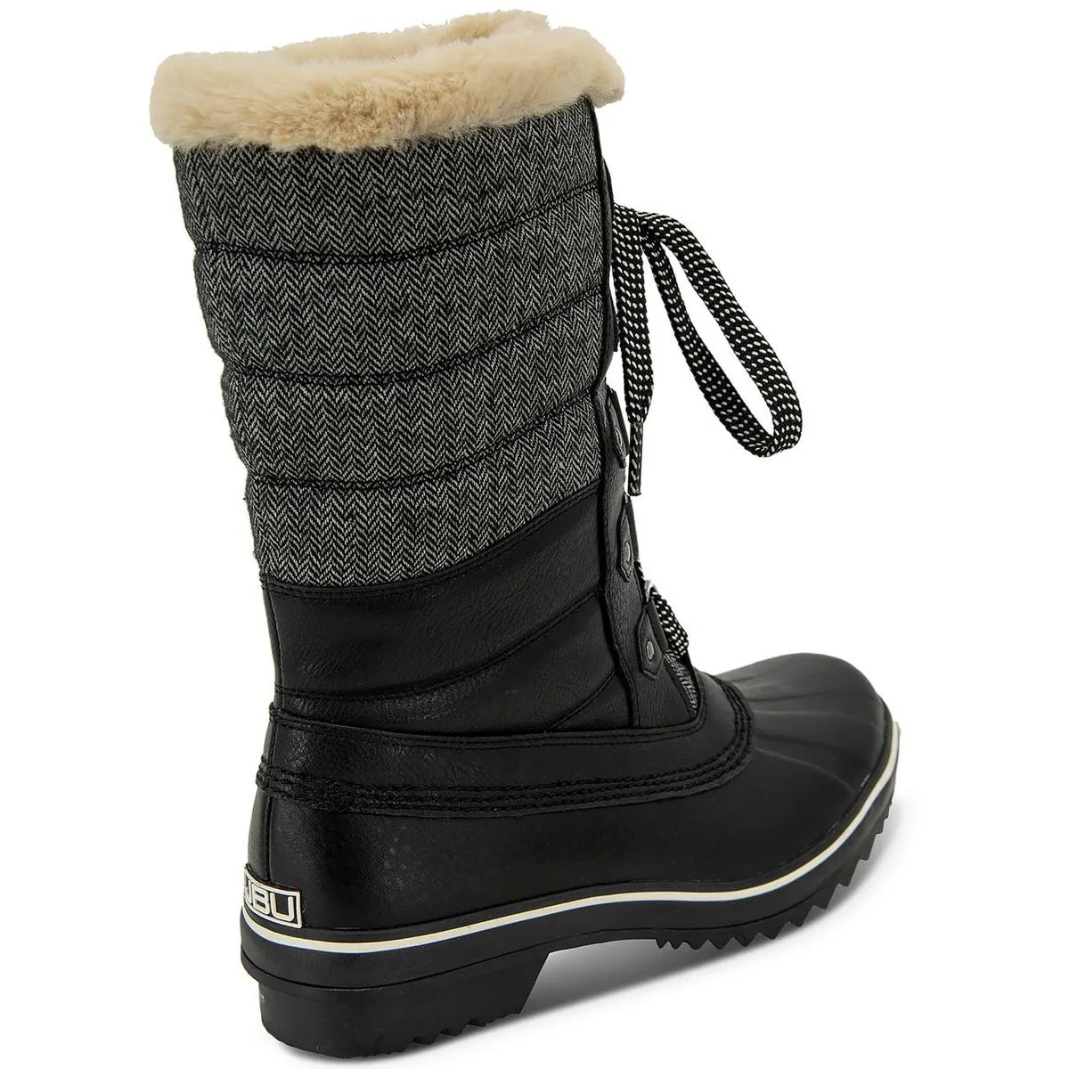 JBU by Jambu Womens Siberia  Faux Leather Lace-Up Winter & Snow Boots