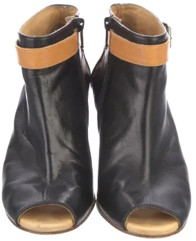 Maison Martin Margiela. MM6. Black/Tan Leather Ankle Boots SZ 7.5